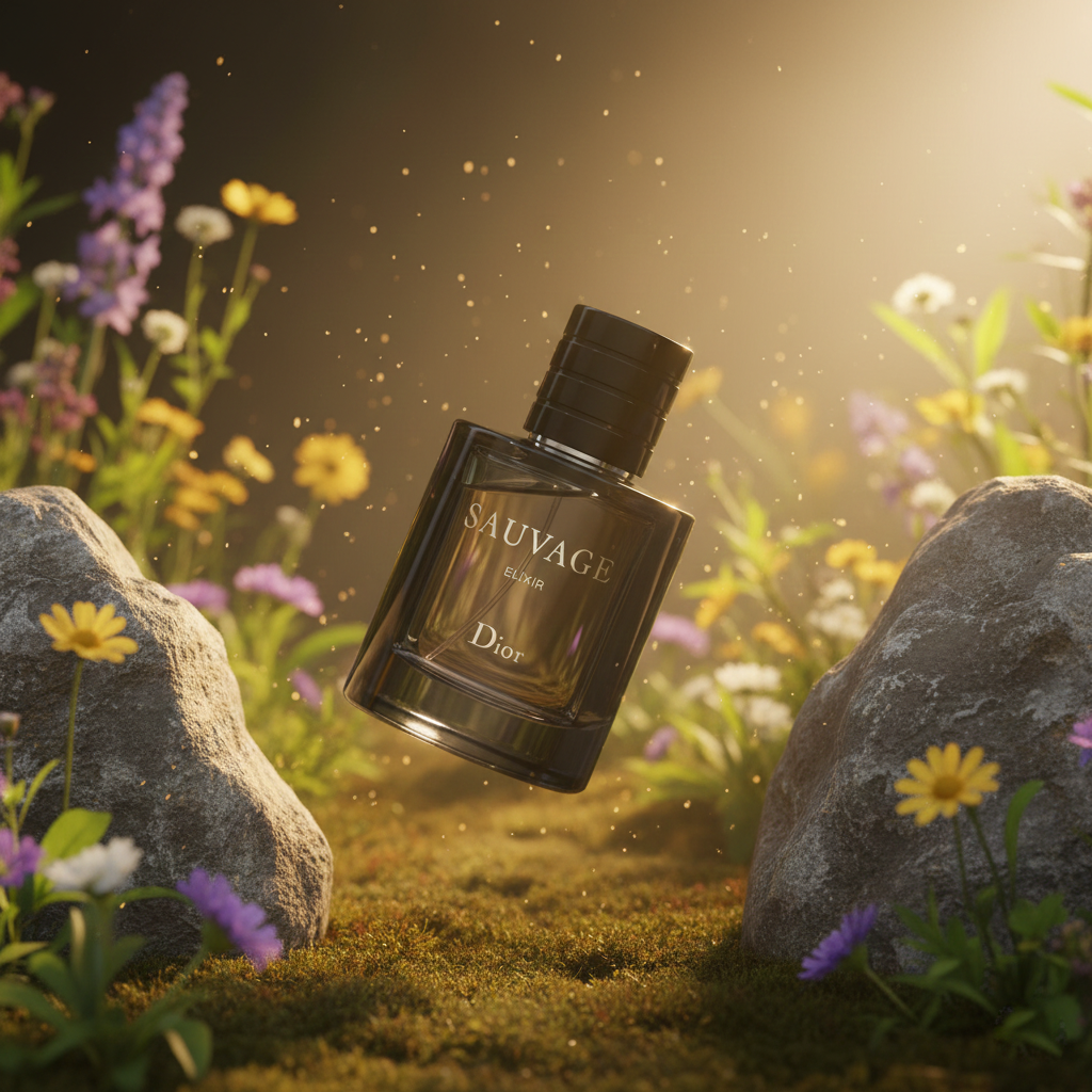 Dior Sauvage Elixir Eau de Parfum Tester for Men – Intense Spicy Woody Fragrance