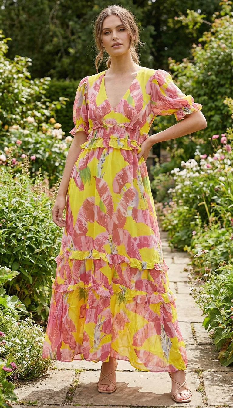 FARM Rio Floral Maxi Dress