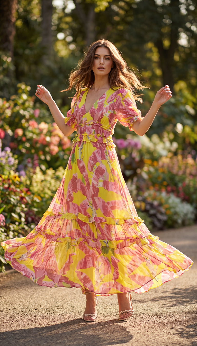 FARM Rio Floral Maxi Dress