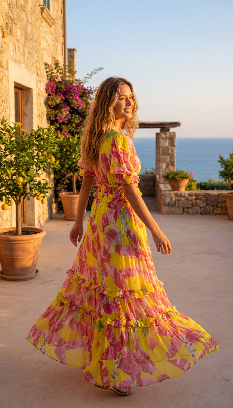 FARM Rio Floral Maxi Dress