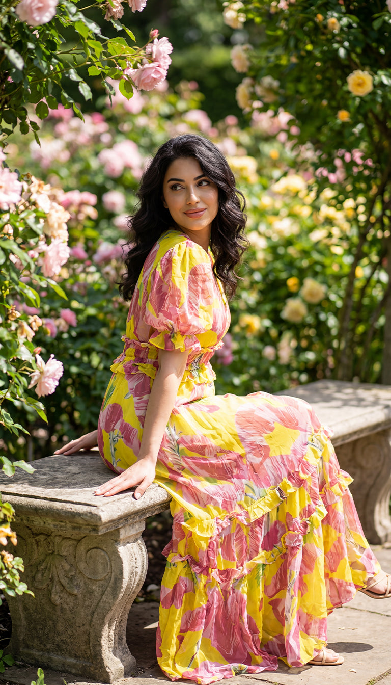 FARM Rio Floral Maxi Dress