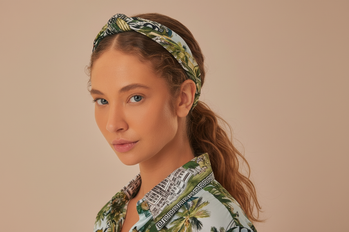 Farm Rio Copacabana Heritage Silk Square Scarf