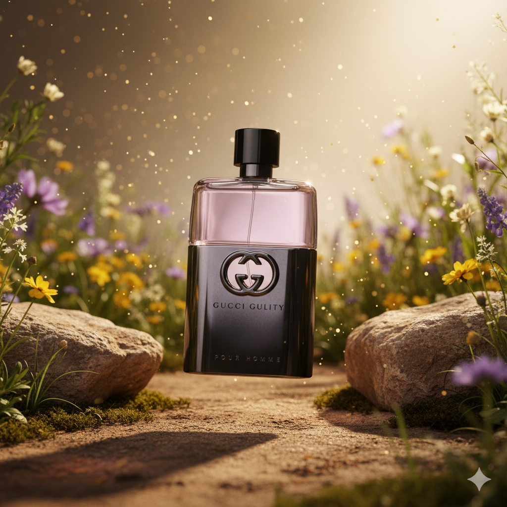 Gucci Guilty Pour Homme Parfum for Men – Intense Woody Aromatic Fragrance