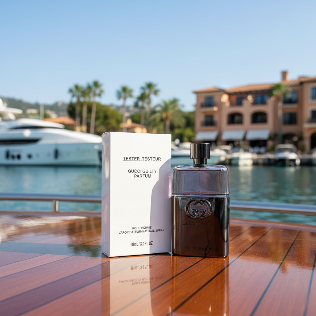 Gucci Guilty Pour Homme Parfum for Men – Intense Woody Aromatic Fragrance