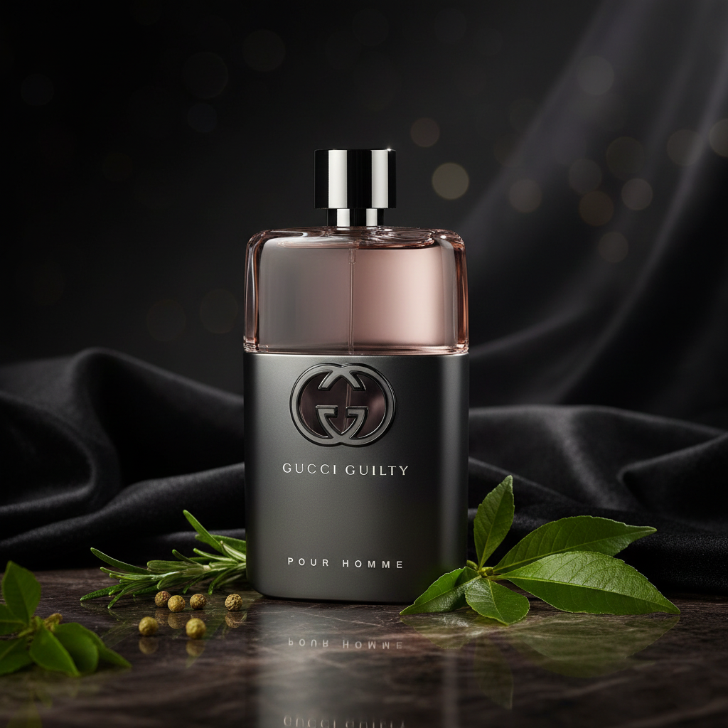 Gucci Guilty Pour Homme Parfum for Men – Intense Woody Aromatic Fragrance