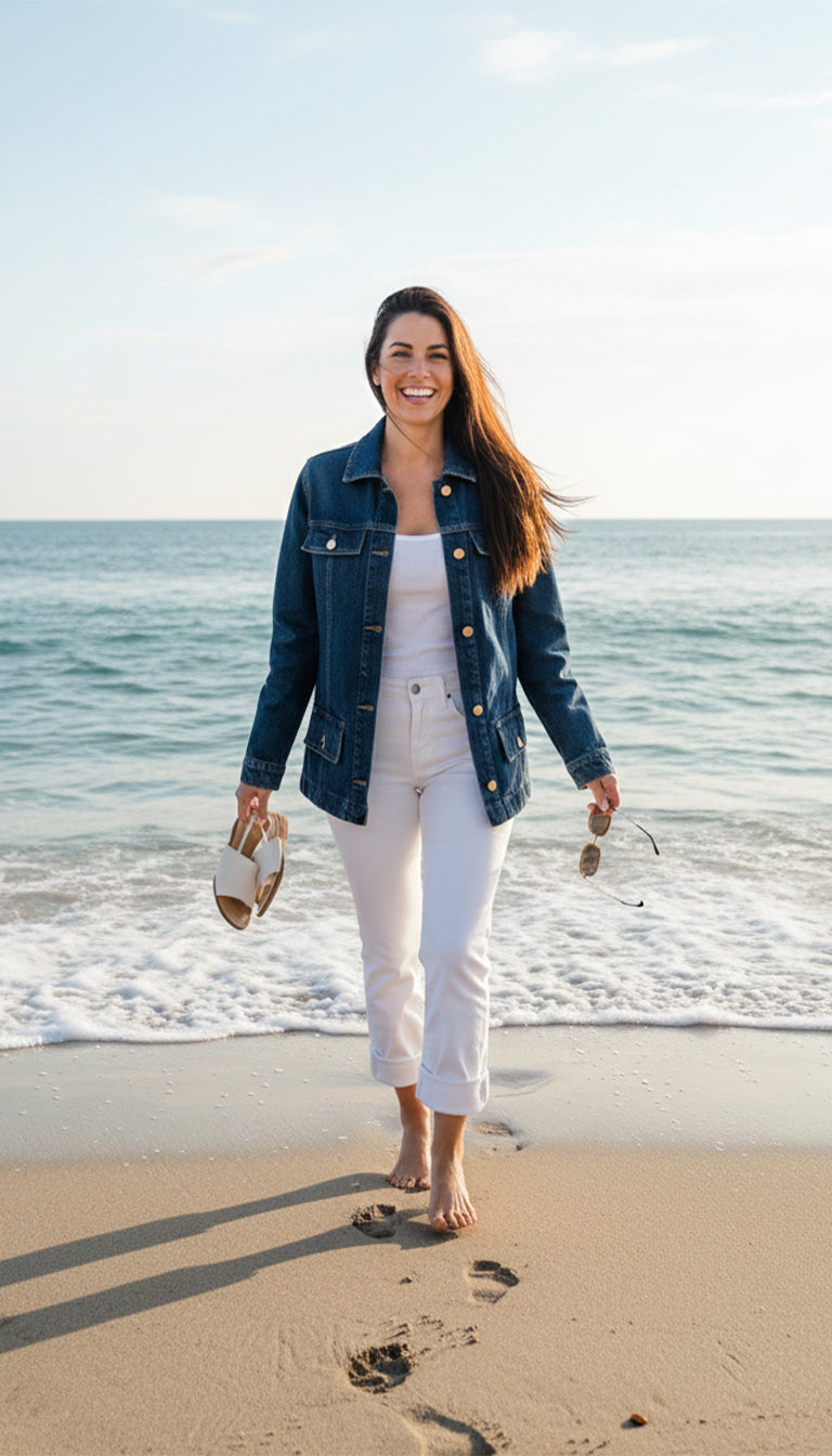 Michael Kors Women’s Classic Blue Denim Jacket