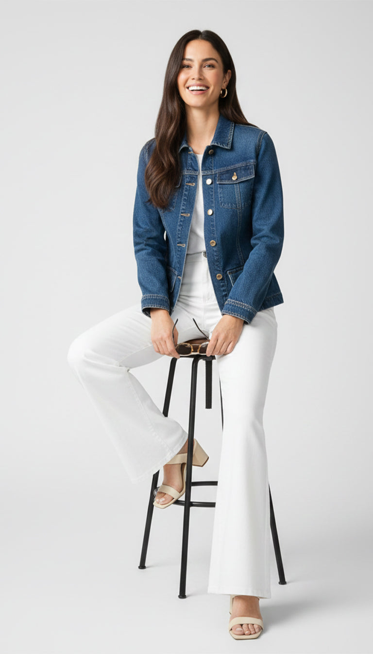 Michael Kors Women’s Classic Blue Denim Jacket