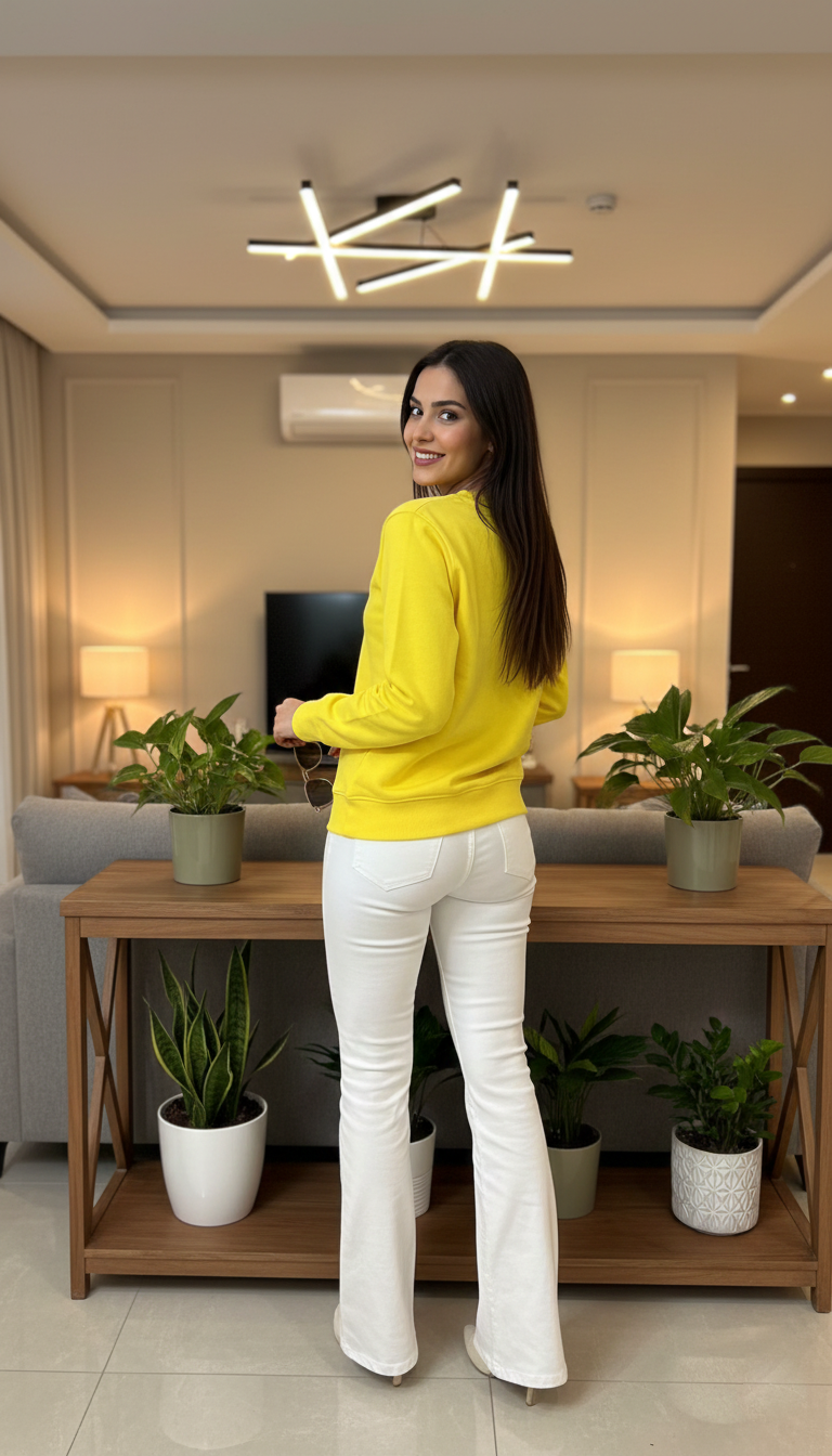 Ralph Lauren Polo Bear Yellow Fleece Sweatshirt for Women  Premium Crewneck Casual Wear