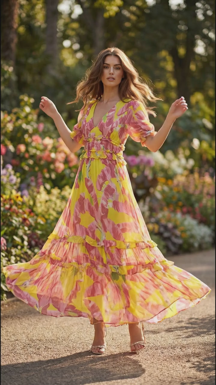 FARM Rio Floral Maxi Dress